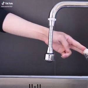 Đầu vòi phun nước áp lực cao đầu vòi rửa chén tăng áp Đầu nối vòi rửa bát tăng áp xoay 360 độ chất liệu ABS mạ Crom (Loại 1)