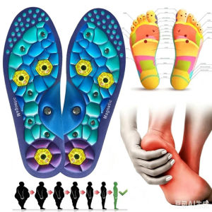DUTRIEUX | Magnetic Comfortable Acupoint Massage Insoles EVA Foot Massage Sports Arch Support Insoles Orthopedic Shoe Inserts for Men Women