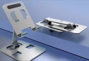 Aluminum Phone Desk Stand Metal Universal Adjustable Folding Holder for Mobiles and iPhones