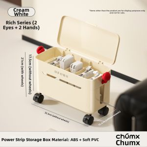 CHUMX | Desk Wire Management Box Organizer