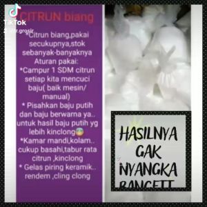 Sitrun Biang Pembersih Pakaian Keramik Serbaguna 250g - Citrun Pembersih - Citrid Acid