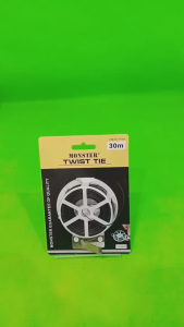Twist Tie Cable Pengikat Kabel Pemotong 30 50 100 M Hitam Putih Warna