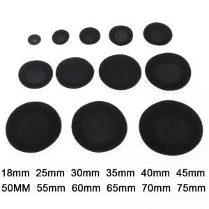 2-10PCS Thickened Foam Ear Pads For Headphones Sponge Replacement Cushions Covers Earphones Case 35mm 40mm 50mm 55mm 60mm 70mm