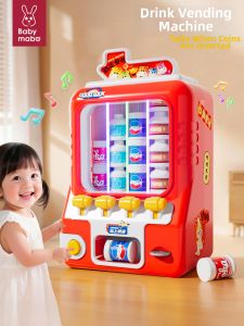 MABAOMABAO | Coin Operated Beverage Vending Toy Machine for Kids