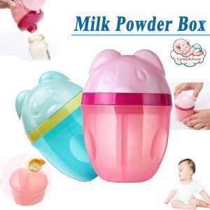 Cartoon Penguin Portable Baby Milk Powder Box: A Moisture-Proof Sealed Container