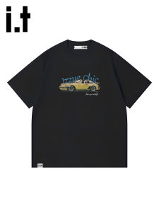 izzue | Cotton Cartoon Print Short Sleeve Thin Breathable T-Shirt