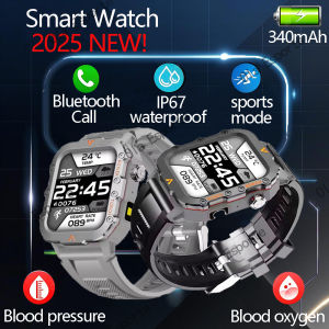 New Smart Watch Men: Full Touch Screen & Bluetooth Call Heart Rate Monitor