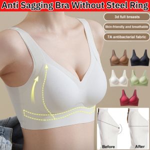 Anti-Sagging Bra Without Steel Ring Moving Fitness Women Sport Bra Large Chest & Small Reduced Chest Underwear