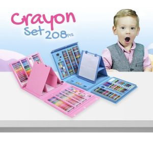 (BISA COD) PROMO CRAYON 208 pcs WARNA SET SUPER MEGA / PENSIL MEWARNAI ALAT MENGGAMBAR ANAK / CRAYON 208PCS PENSIL KRAYON WARNA / ART SET 208 PENSIL WARNA / ARTSET CRAYON ISI 208 MURAH / ALAT TULIS MEWARNAI ANAK