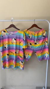 BAJU TIDUR PIYAMA WANITA /CEWEK PAJAMAS DEWASA IMPORT KOREA ADEM