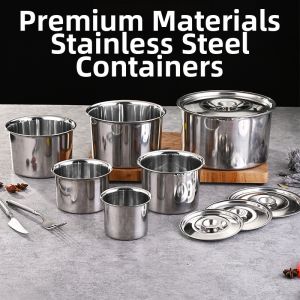 Stainless Steel Spice Container with Lid