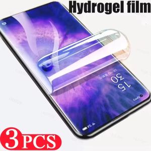 3Pcs Hydrogel Film For Realme C11 C12 C20 C21 C15 C17 C25 C3 C31 C35 C67 Full Cover Screen Protector