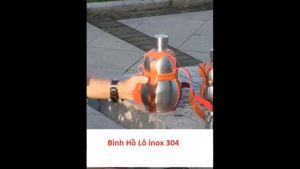 Bình inox hồ lô 2 lít có bao da