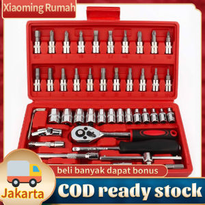 Kunci sock 46 pcs set socket 1/4 INCH sok lengkap 46pcs