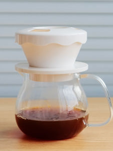 ถ้วยกรองกาแฟดริป LilyDrip แบบเทเอง สำหรับตั้งแคมป์กลางแจ้ง 155 ถ้วยกรองเค้ก สีพื้น อุปกรณ์ชงกาแฟ