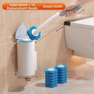 XUANG | Disposable Long-Handled Toilet Brush Set