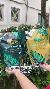 [LAMY OFFICIAL]_MUA 2 TẶNG 2 Nước Giặt Xả Lamy Túi 2KG Hương Nước Hoa Lưu Hương Sạch Nhanh 3IN1 (4 TÚI)