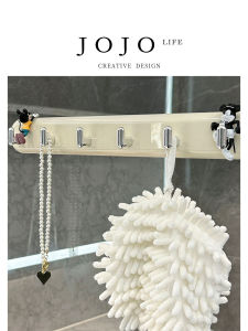 Strong Adhesive Non-Drilling Door Back Hook Clothes Hanging Stick on Plastic Coated Hooks for Bathroom And Home Organization