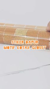 BISA COD - Wallpaper Dinding 45cm x 5m Dapur dan Kamar Mandi Size Stiker Dapur Bahan Aluminium Foil