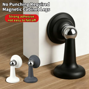 Silicone Anti-collision Door Stopper Strong Magnetic Silent No Punching Wall & Floor Compatible Door Holder