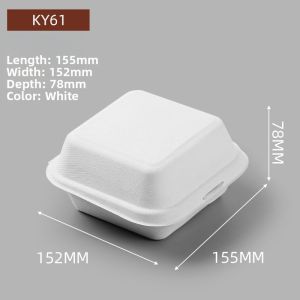 Disposable Paper Pulp Meal Box