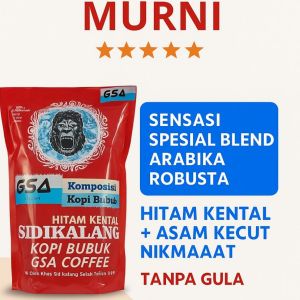 Kopi Bubuk Murni 1KG 500G Robusta Arabika Blend | Kopi Bubuk Arabica Super Sidikalang Asli Medan