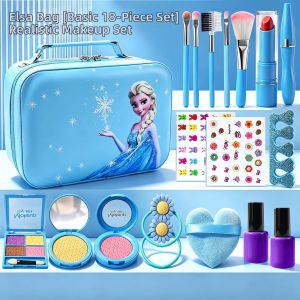 XIONGBUFAN | Frozen Princess New Girls Makeup Playset Vanity