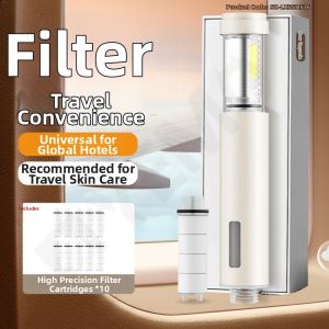 YEMO | Travel Portable Filtered Retractable Lightweight Shower Head