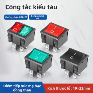 kuicc | Công Tắc Đôi Có Đèn Chỉ Báo Đỏ và Xanh