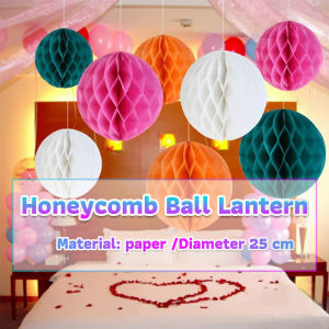 LoviRa 25cm Honeycomb Ball Lantern Birthday Christening Anniversary Anniversary Party