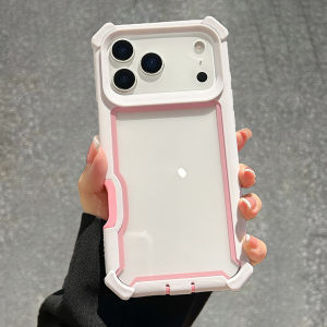 Heavy Duty Protection Case for iPhone 17 Air 16 15 14 13 12 11 17 Pro Max Plus Rugged Transparent Armor PC+TPU Shockproof Cover
