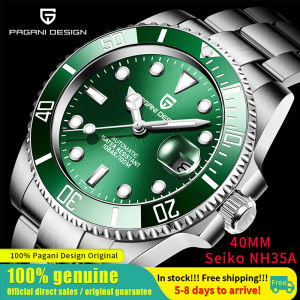 100% official Pagani Design watch 40MM automatic watch Japan NH35A watches men 100M submariner mechanical watch mens watch 手表 PD-1661