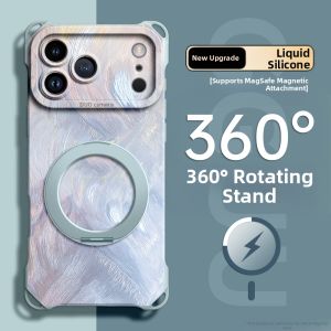 GGUU | Magnetic Shoulder Cross E-air Silicone Case for iPhone