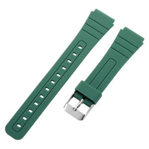 langley | 18mm Silicone Watch Strap for Casio F91W W800H SGW400 F-91W F84 F105/108 A158/168 AE1200 Waterproof Watch Band Replace Bracelet