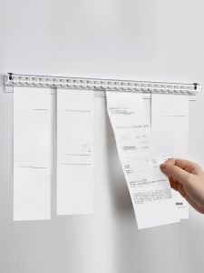 Transparent Menu Clip for Takeaway Orders Restaurant Kitchen Table Number Holder No Drilling Required Plastic Clip Single