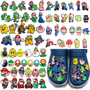19-200pcs Potdemiel Classic Cartoon Game Characters Series PVC Shoe Accessories DIY Detachable Waterproof Shoe Decorations Gifts