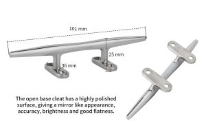 316 Stainless Steel 4/5/6 inch Boat Dock Mooring Cleats Lightweight Bollards Hollow Cleat Hardware Marine Accessories
