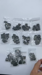 10/20/50/100PCS Motorcycle Body Screw Flower Body Bolt With Clip Flairings Screw Nut Part Motorcycle Accessories