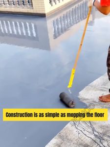 ✨ 1kg with Brush ✨ 3In1 Wear-Resistant Cement Epoxy Floor Paint Water-Base For Warehouse Garage Factory