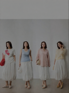 Spring Ballet French Style Light and Airy Puff Skirt