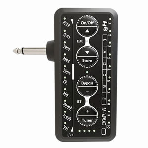 IRIN | M-VAVE H8 Amp Guitar Plug Effector Headphone Amplifier Speakers Combo Amplifier Mini Electric Guitar Sound Board Delay Pedals