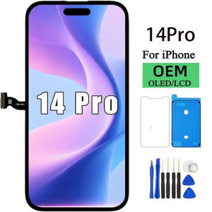 Screen Display For Iphone 14 Pro Lcd Oled 6.1 Inch Replacement Screen Fhd Touch Screen 3D Touch Digitizer Frame Assembly Kit