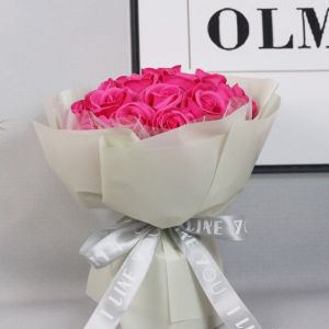 Birthday Gift Soap Flower Bouquet Handheld Roses for Wife Girlfriend Mothers Day Present Creative Festival Supplies