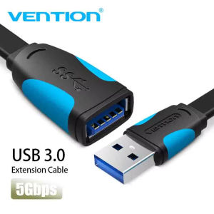 Vention | Vention USB 3.0 Extension Cable Male to Female Extension Cable for Smart Laptop PC TV 5Gbps Fast Speed USB Extension Cable