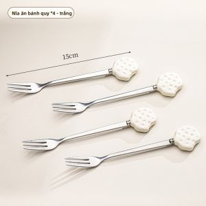 Mr.Snail | Bộ Dụng Cụ Ăn Trái Cây Sáng Tạo Gốm Thép Không Gỉ