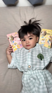 BABY TATTOO สติกเกอร์กันยุง รุ่นลิมิเต็ด x น้องเอวา (2 กล่อง 48 ชิ้น) ออร์แกนิค เบบี้ แทททู