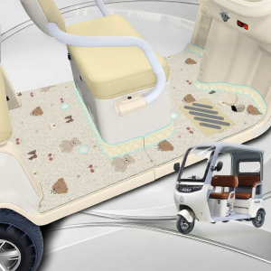Custom Fitting Floor Mat For Electric Tricycle Interior Accessories