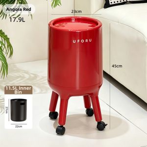 New Luxury High Capacity Covered Trash Can