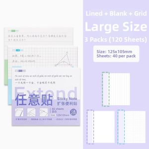 SANNIANERBAN | Transparent Foldable Sticky Notes for Study and Note-taking