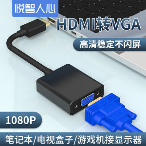 สาย HDMI ถึง VGA พร้อมเสียง สายแสดงภาพสีสูงแบบดิจิตอล สำหรับคอมพิวเตอร์โน้ตบุ๊ก คอมพิวเตอร์โต๊ะ โปรเจคเตอร์ หัวเชื่อมต่อ